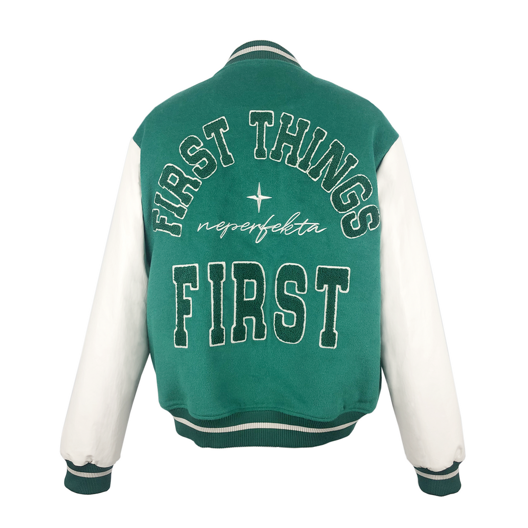 ジャケット・アウター First things First STADIUM JACKET First things First STADIUM JACKET 2024 / GREEN 通販
