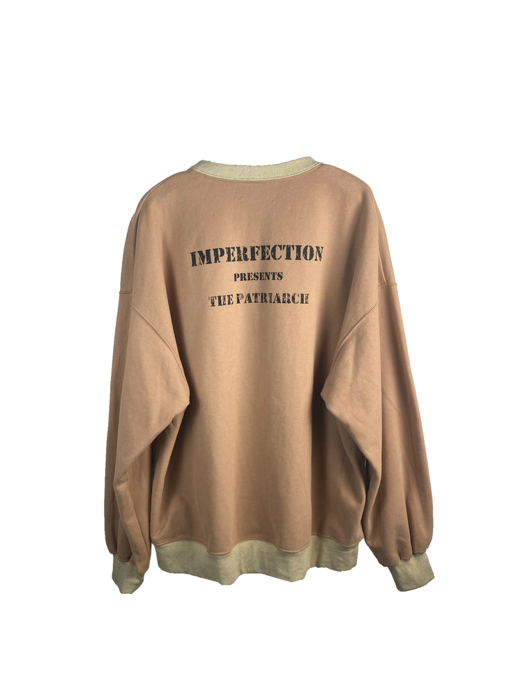 IMPERFECTION light clay sweatshirt